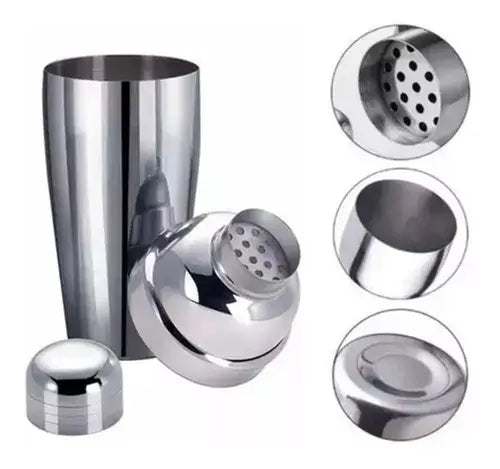 Coqueteleira Inox 750 Ml - 3 Peças