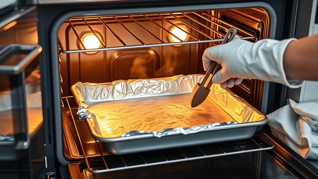 aluminum foil oven guidelines