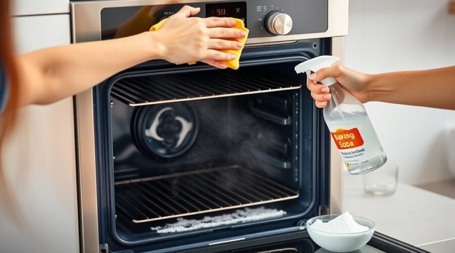 baking soda vinegar cleaning
