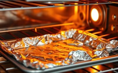 broiling with aluminum foil