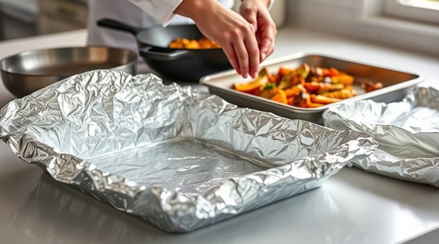 cooking safely with foil