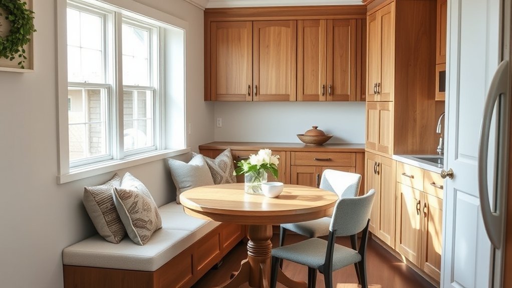 cozy informal dining space
