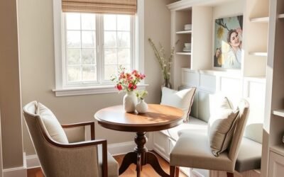 create a cozy breakfast nook