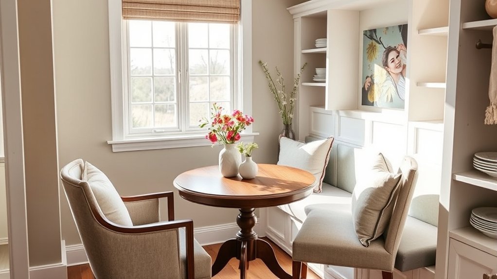 create a cozy breakfast nook