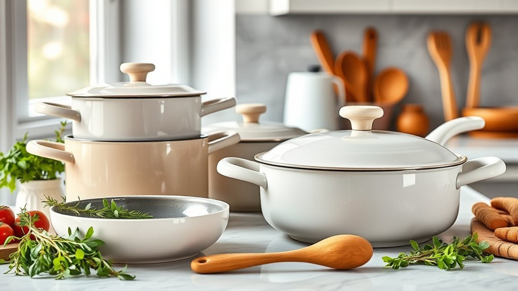 durable non stick cooking vessels