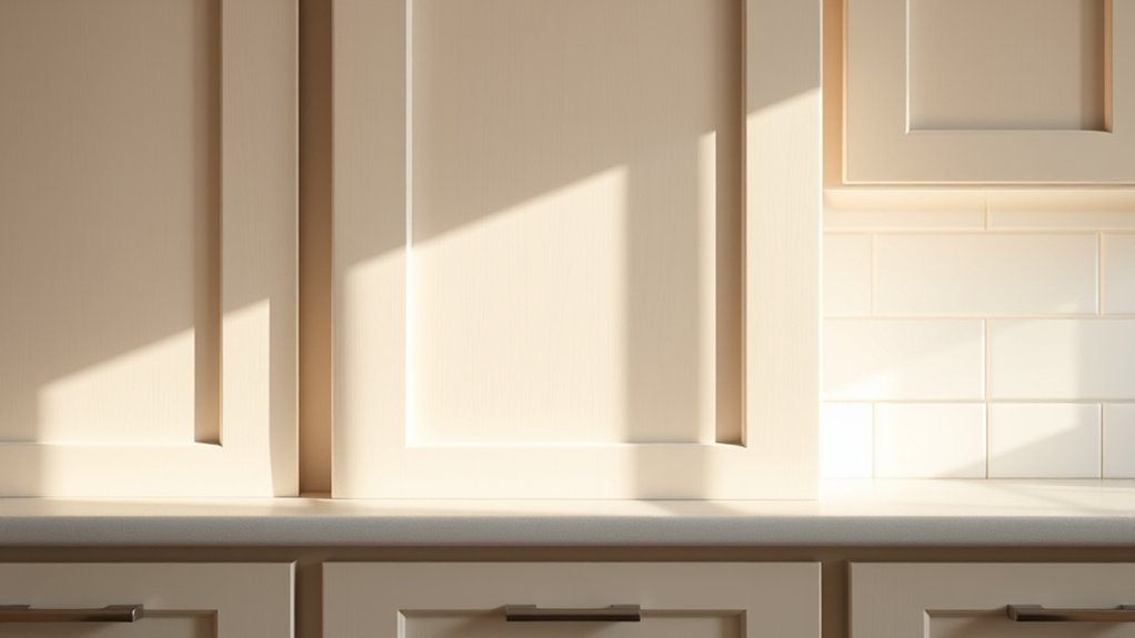 evaluate cabinet colors naturally