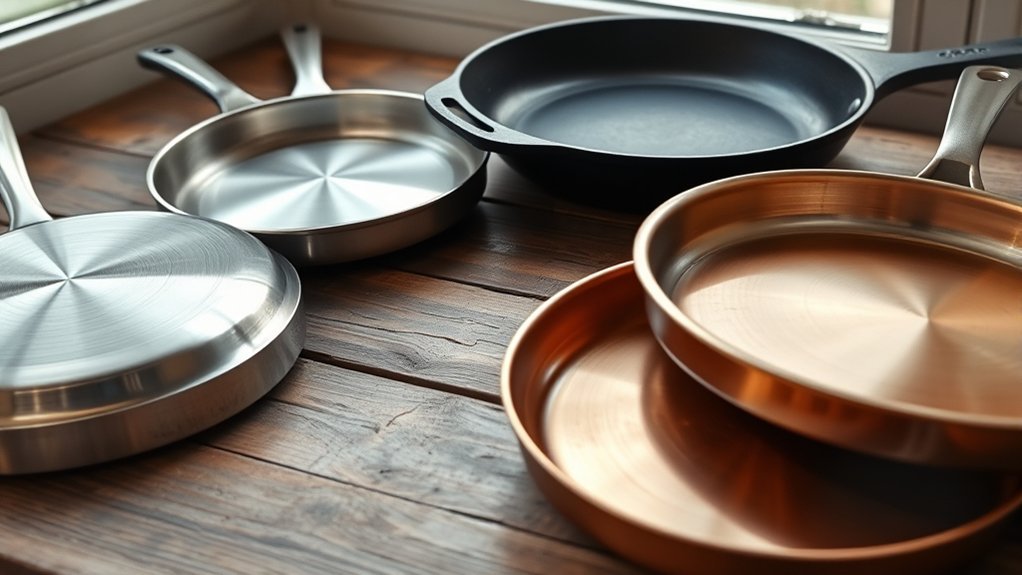 frying pan materials explained