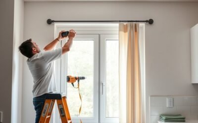 hang kitchen curtains easily