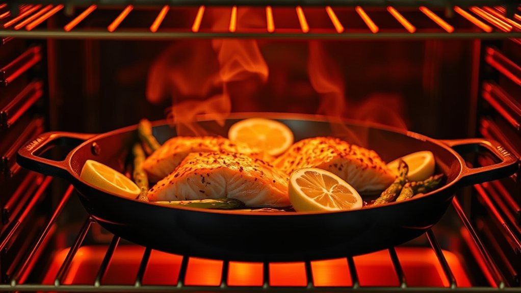 high heat direct cooking method