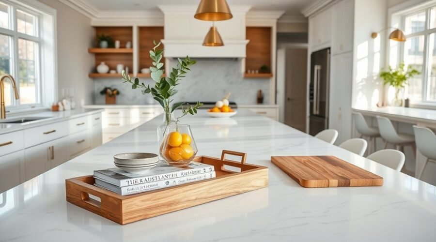 kitchen island organization ideas