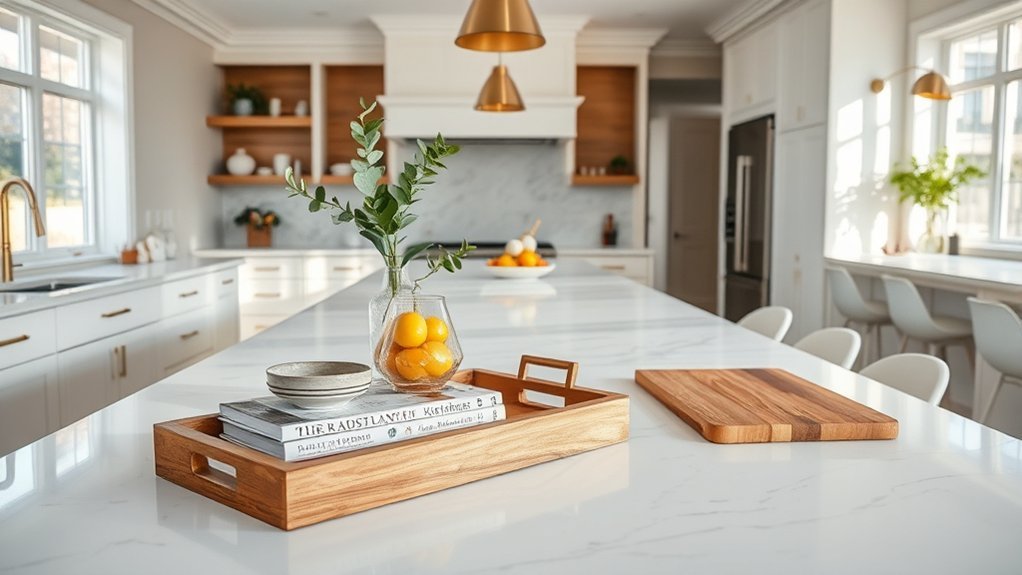 kitchen island organization ideas