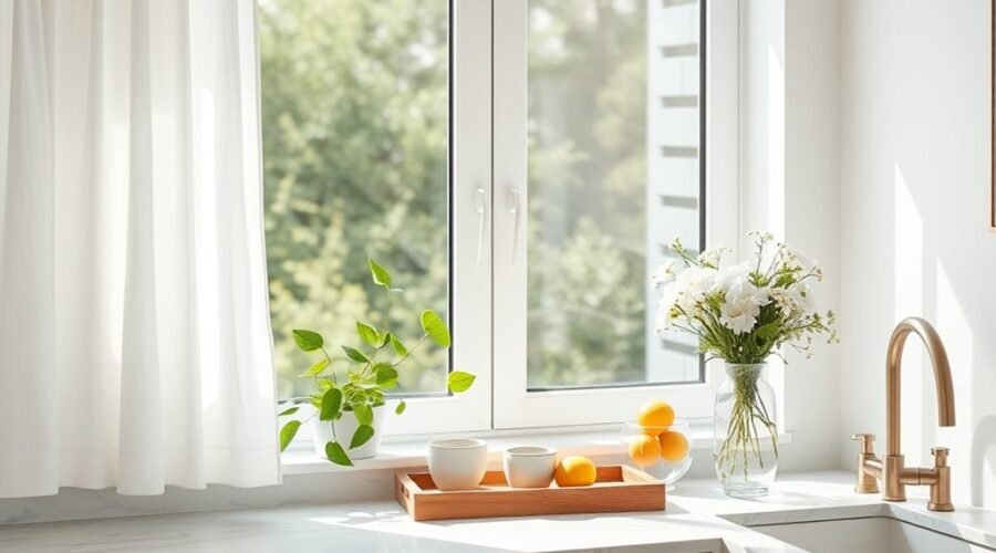 kitchen window decoration ideas