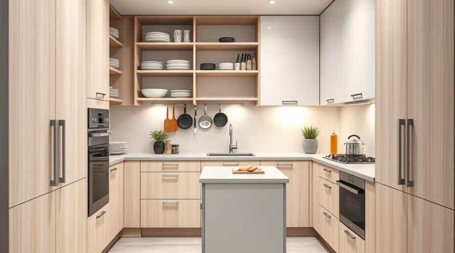 maximize small kitchen space
