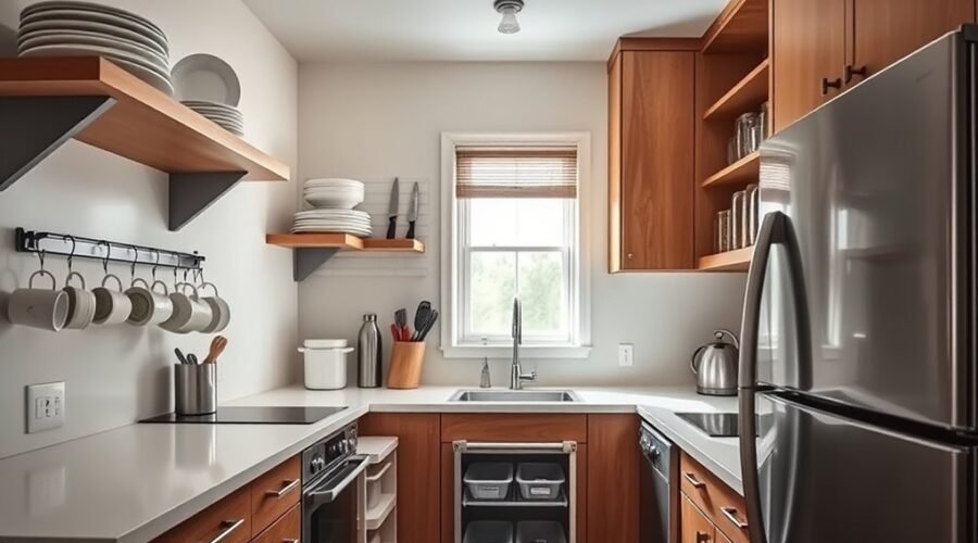 maximize small kitchen space