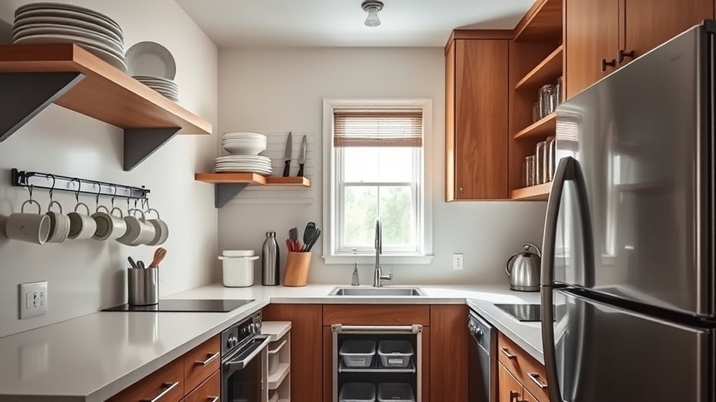 maximize small kitchen space