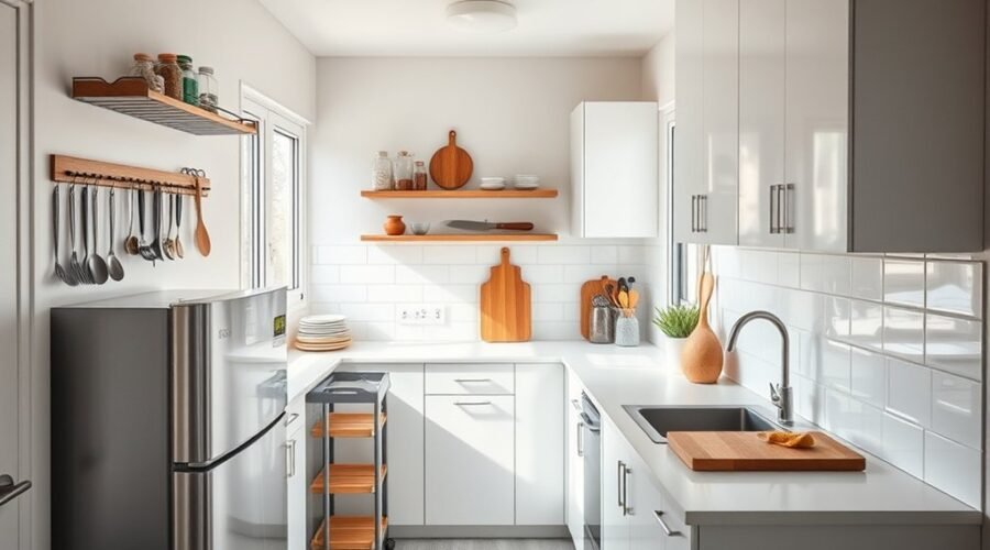 maximize small kitchen space