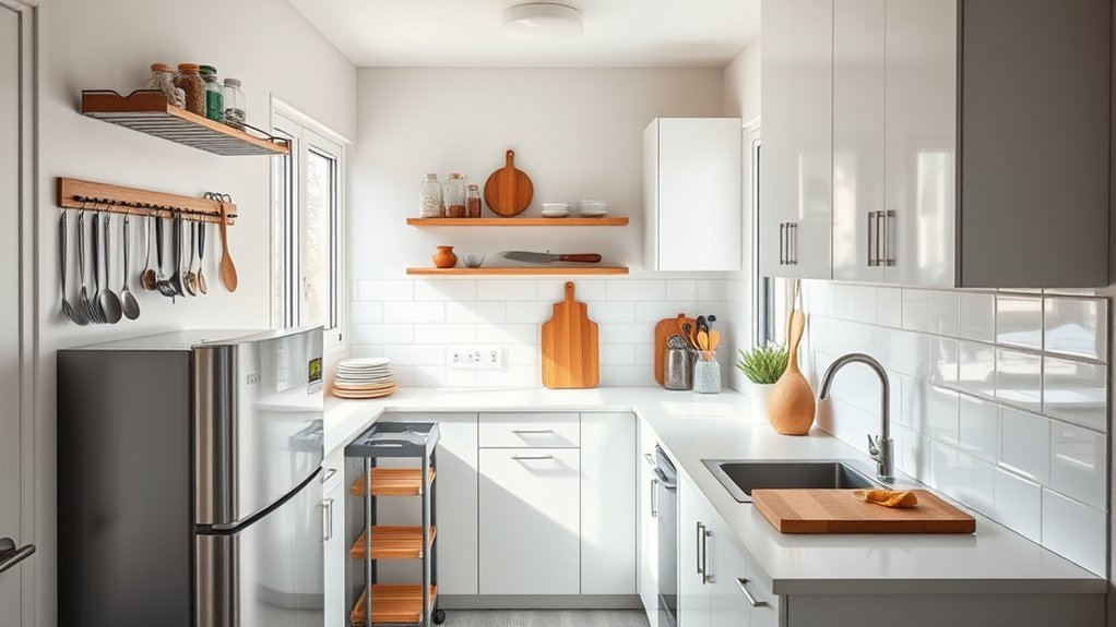 maximize small kitchen space