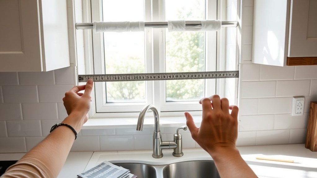 measure calculate mark install
