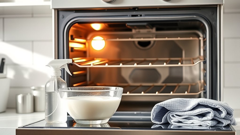 natural safe oven cleaning