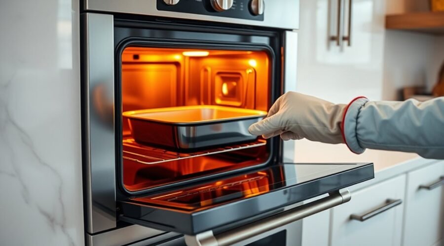 oven door open broiling
