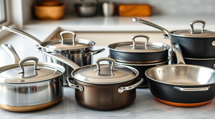 saucepans material composition explained