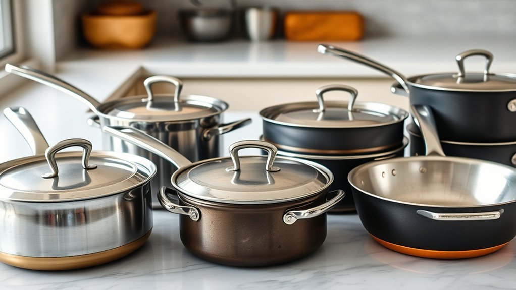 saucepans material composition explained