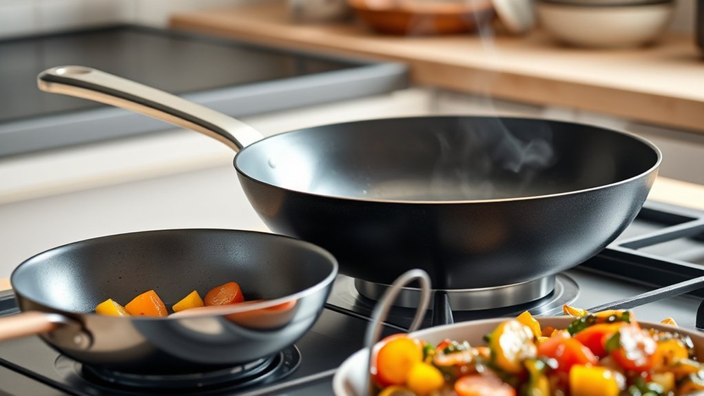 skillet for high heat cooking