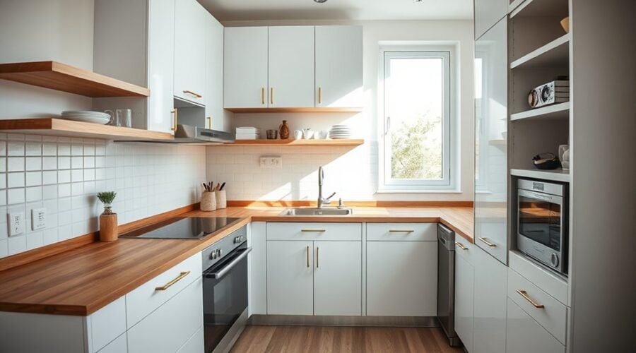 small kitchen layout strategies