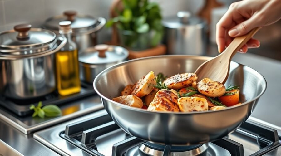 stainless steel cooking advantages