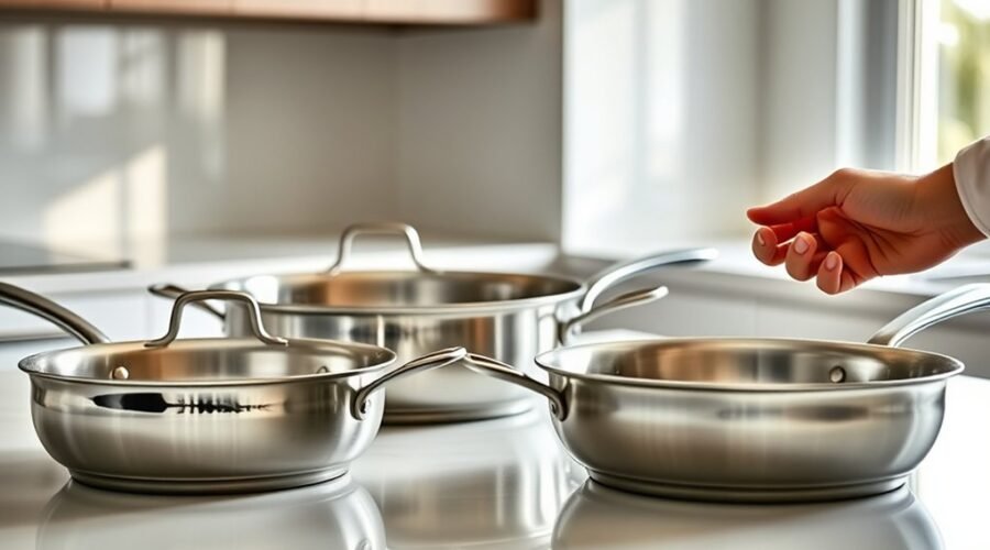 stainless steel pan differences