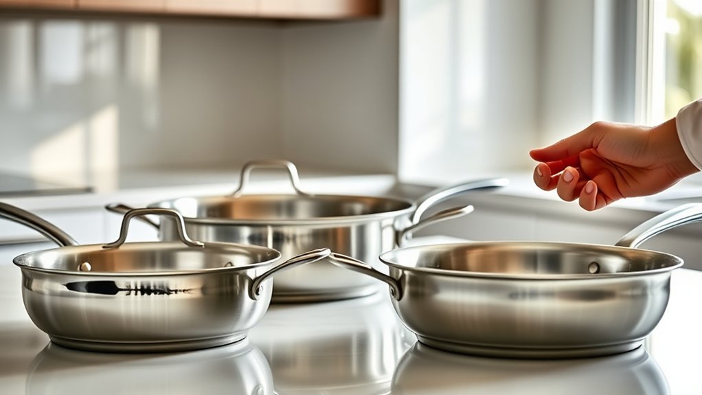stainless steel pan differences