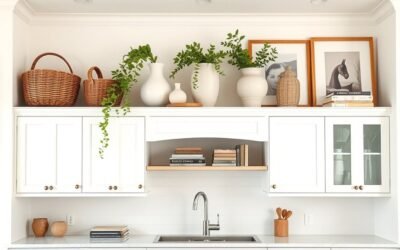 stylish kitchen cabinet decor