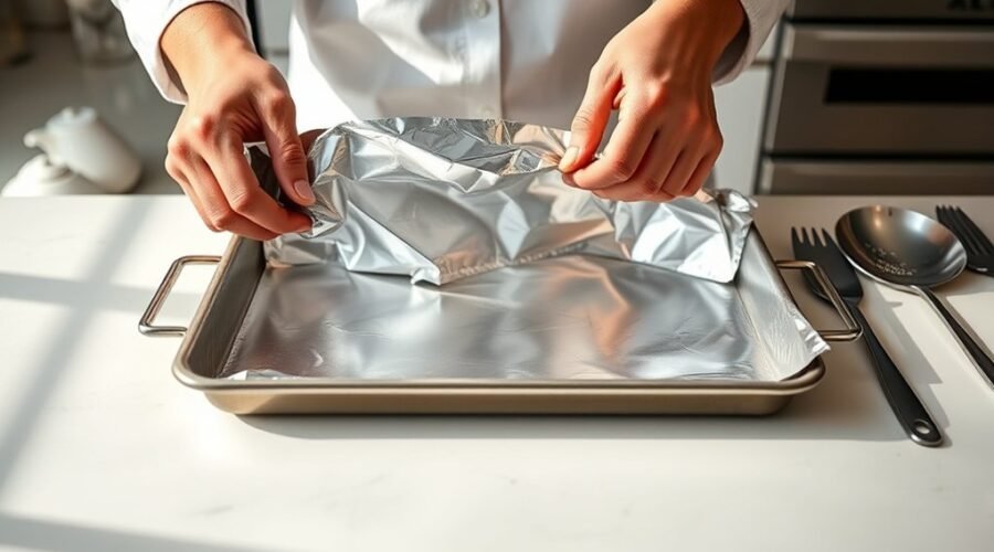 using kitchen foil effectively