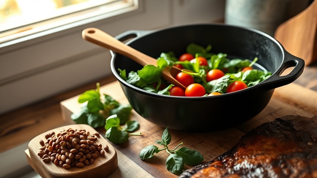 cast iron skillet benefits