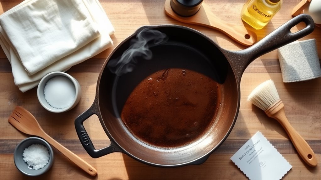 cast iron skillet care