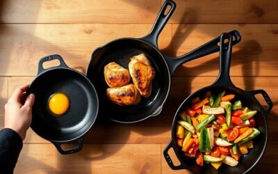 cast iron skillet sizes