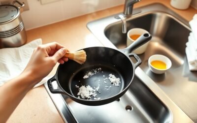 clean and season cast iron