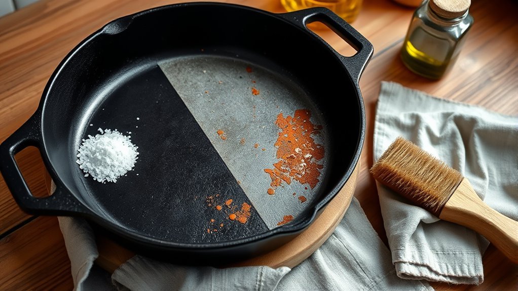 clean restore season skillet