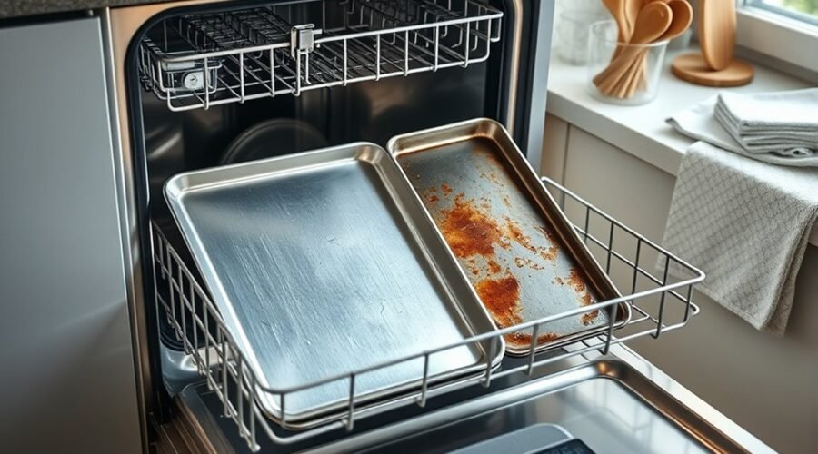 cookie sheets dishwasher safety