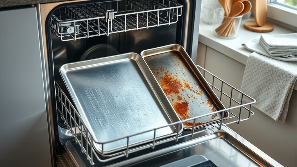 cookie sheets dishwasher safety