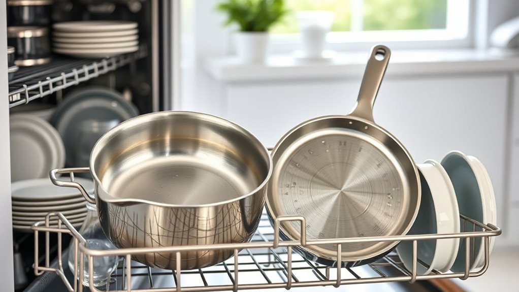 dishwasher damage to cookware