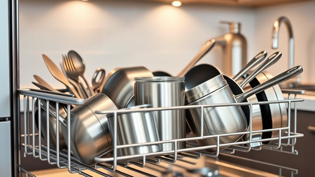 dishwasher safe stainless steel care