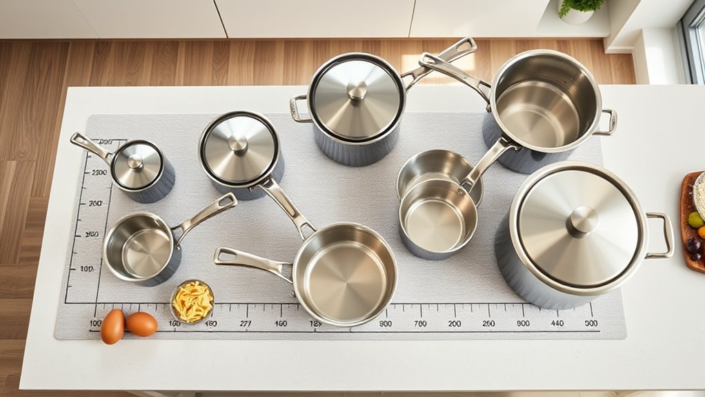essential cookware size guide