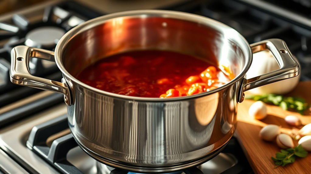 even heat distribution cookware
