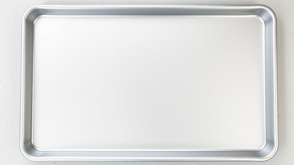 flat rimless non stick surface