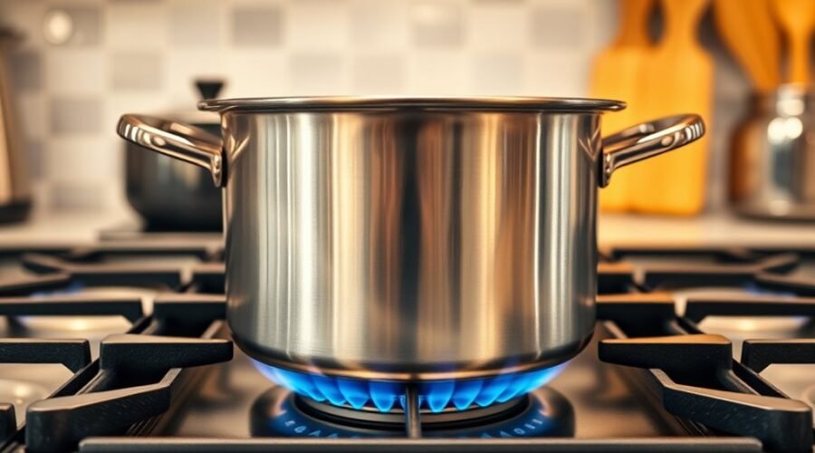 induction pot on gas