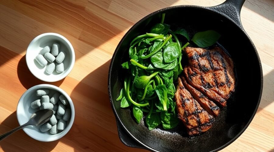 iron transfer from cooking