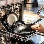 nonstick cookware dishwasher care