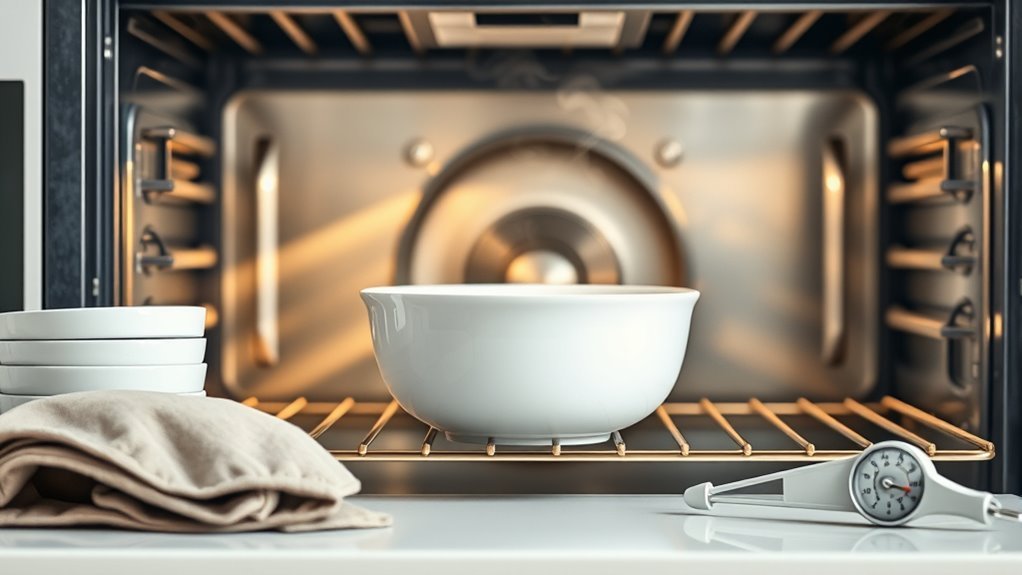 porcelain bowls oven safety tips