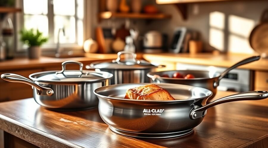 premium stainless steel cookware
